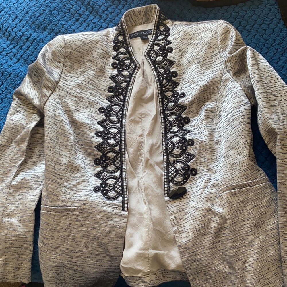 Grey Nipon boutique jacket size 4